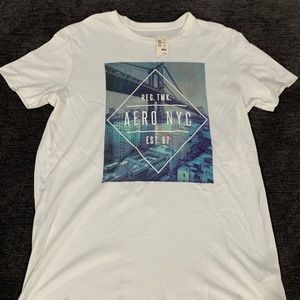 Men’s Aero graphic tee. White. Size medium. NWT